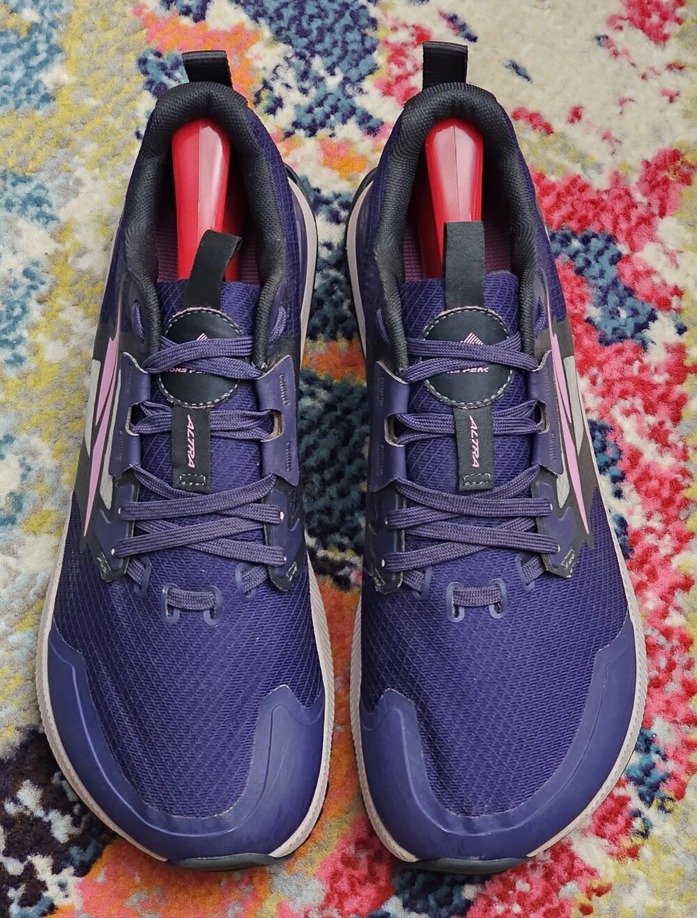 Altra Lone Peak 7 Women's Size 8 Trail Running Shoes Purple Athletic Sneakers